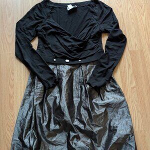 Long Sleeve Mini Bubble Dress